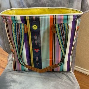 Consuela Multicolor Striped Tote